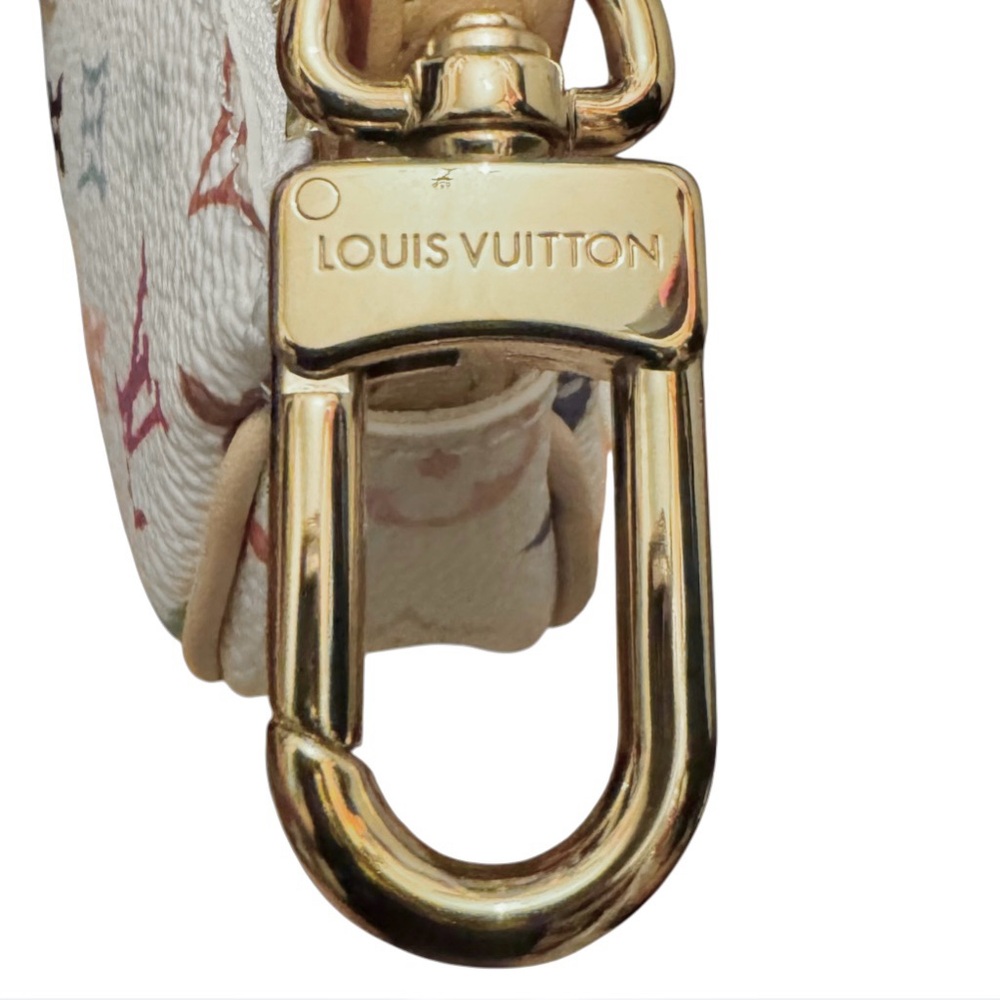 🆕💗LOUIS VUITTON x MURAKAMI MICRO POCHETTE White Multicolor Monogram GHW • NWTB - Picture 7 of 10